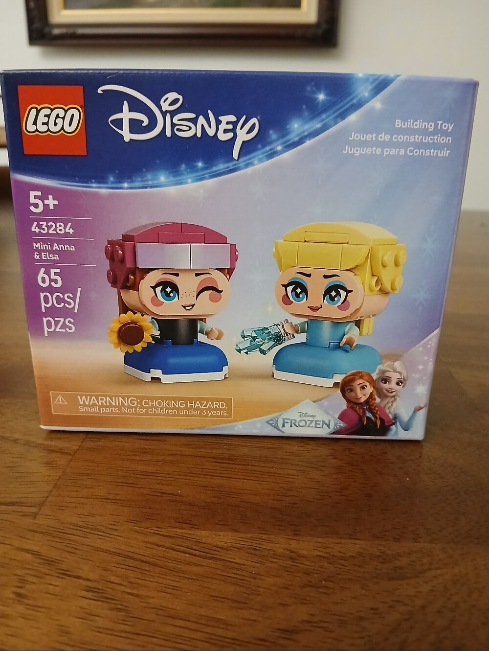 Lego NWT Frozen Disney Mini Anna & Elsa Figures Ages 5+ 65 Pieces